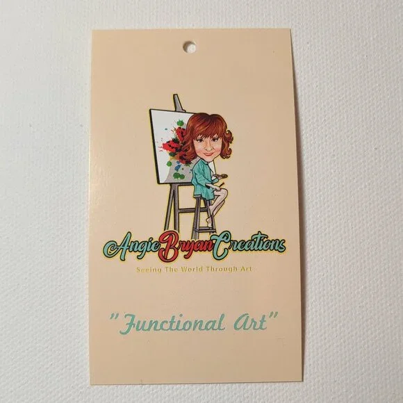 Bee Sandstone Coaster – Watercolor Art by Angie Bryan | The Crowing Hen - Picture 3 of 5